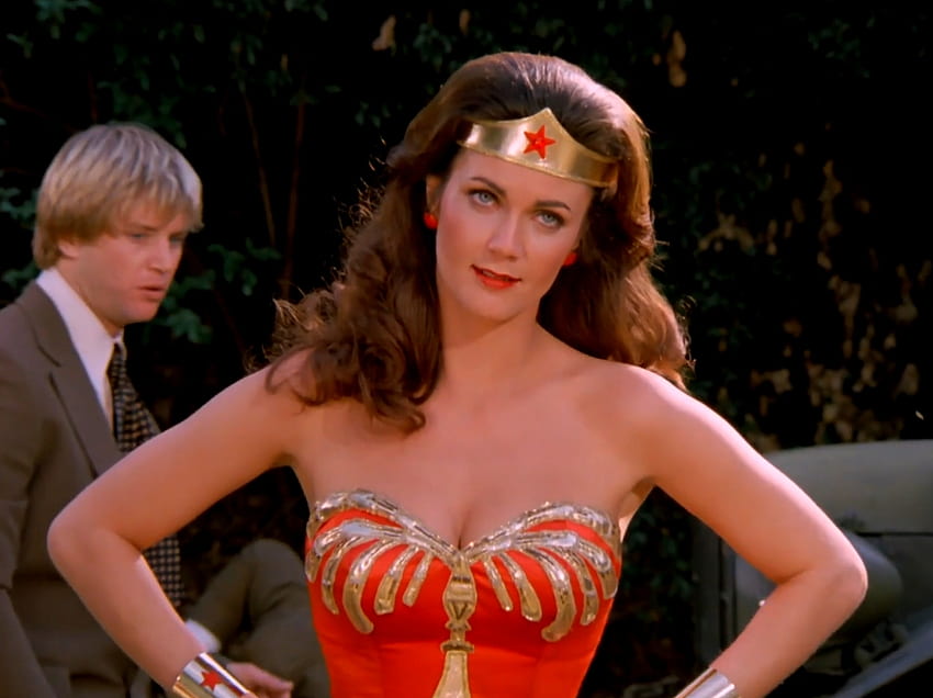 Wonder Woman Power Pose, WW, Lynda Carter, Power Poza, Wonder Woman Tapeta HD
