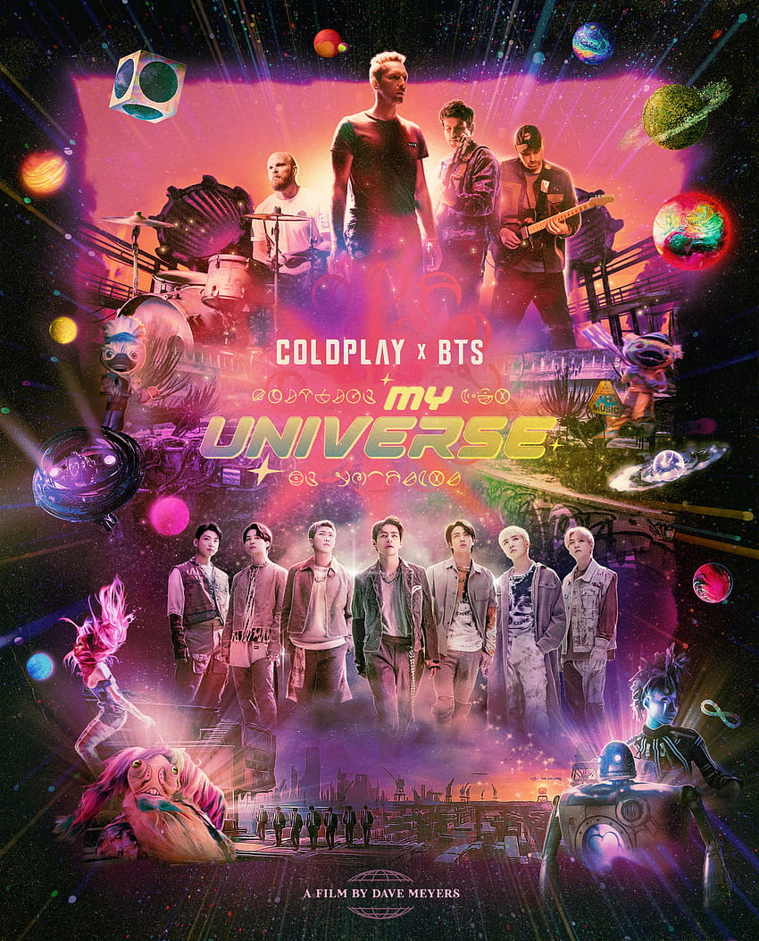 Coldplay X BTS: My Universe (ミュージック ビデオ 2021)、BTS My Universe HD電話の壁紙