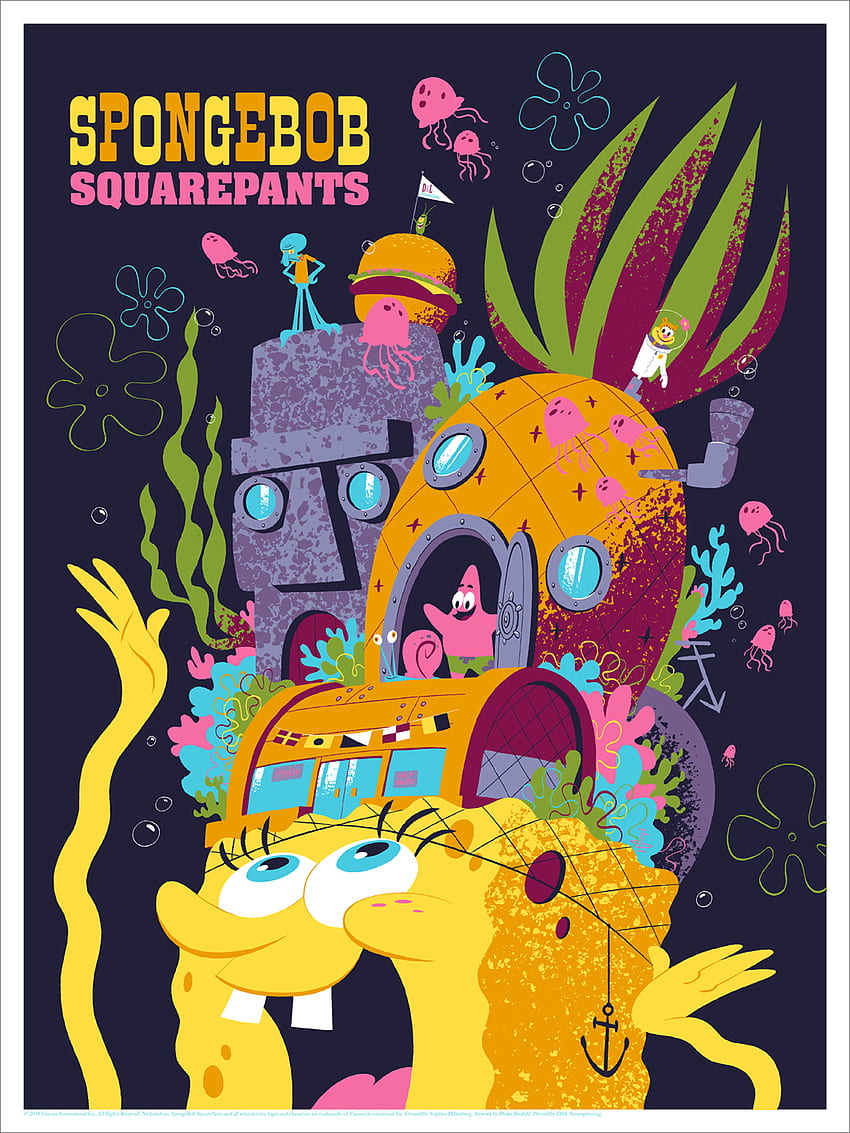 The Blot Says.: SpongeBob SquarePants Screen Print, Spongebob Aesthetic Heartbreaker HD phone wallpaper