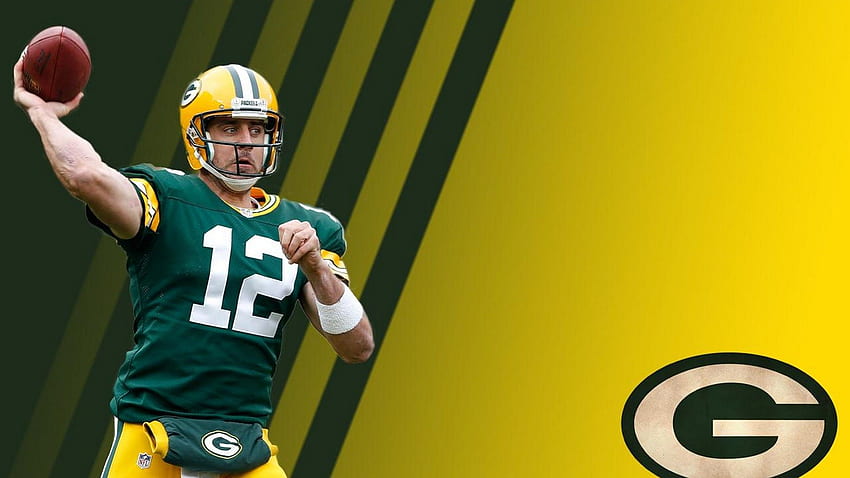 Background Aaron Rodgers. 2019 NFL Football HD wallpaper