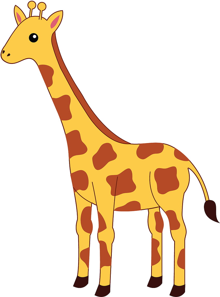 Bonito Desenho de Girafa, Clip Art, Clip Art na Biblioteca de ClipArt Papel de parede de celular HD
