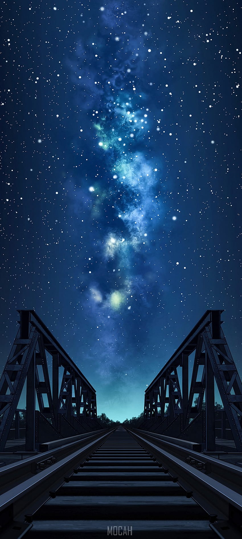 Star, Blue, Night, Light, Darkness, vivo Y20 , . Mocah HD phone wallpaper