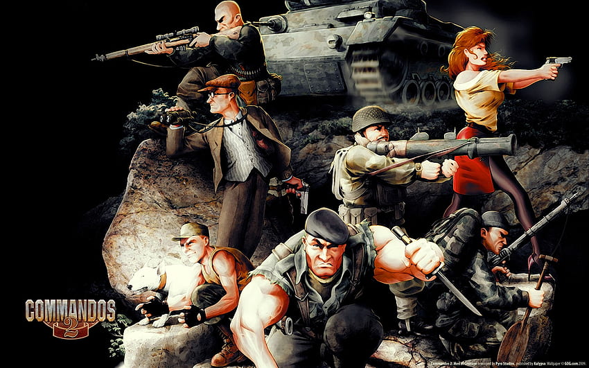 Commandos 2: Men Of Courage , Para Commandos HD wallpaper