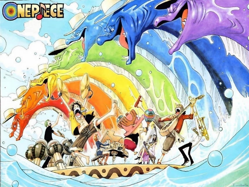 One Piece, a gangue dos chapéus de palha papel de parede HD