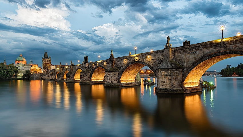 Charles Bridge, Prague . Studio 10 HD wallpaper