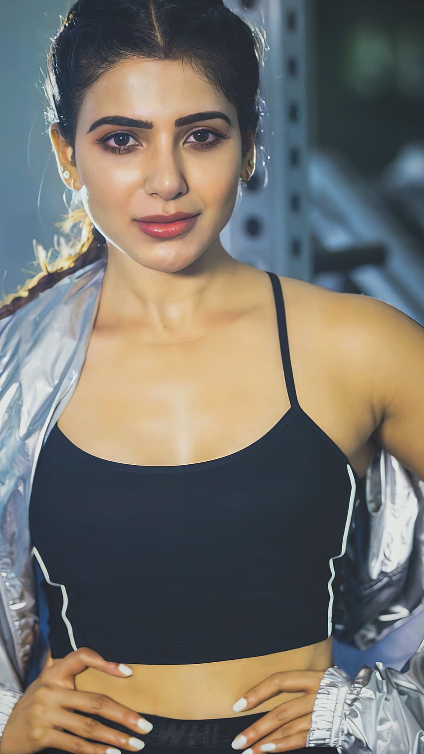 Samantha Akkineni , actriz multilingüe, modelo de fitness fondo de pantalla del teléfono