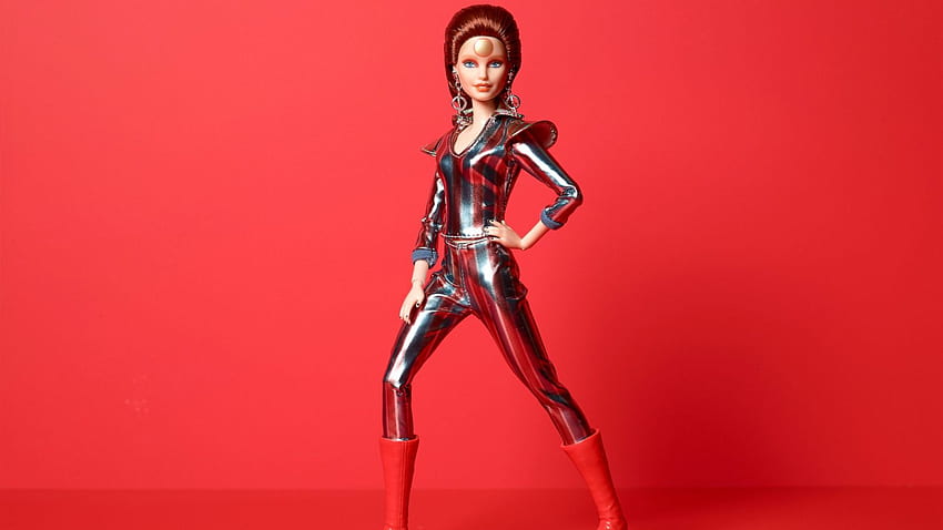 Barbie goes glam rock to honor David Bowie's Ziggy Stardust HD wallpaper