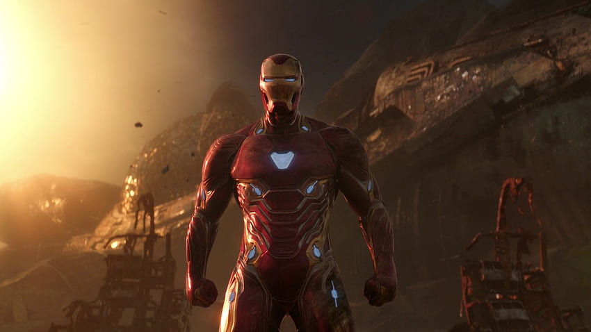 Avengers: Endgame: ชุด Iron Man ทุกตัวใน MCU และการ์ตูน Iron Man Infinity Stones วอลล์เปเปอร์ HD