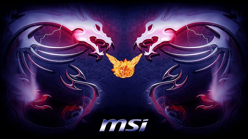 Logo MSi Dragon . Tegninger Fond d'écran HD