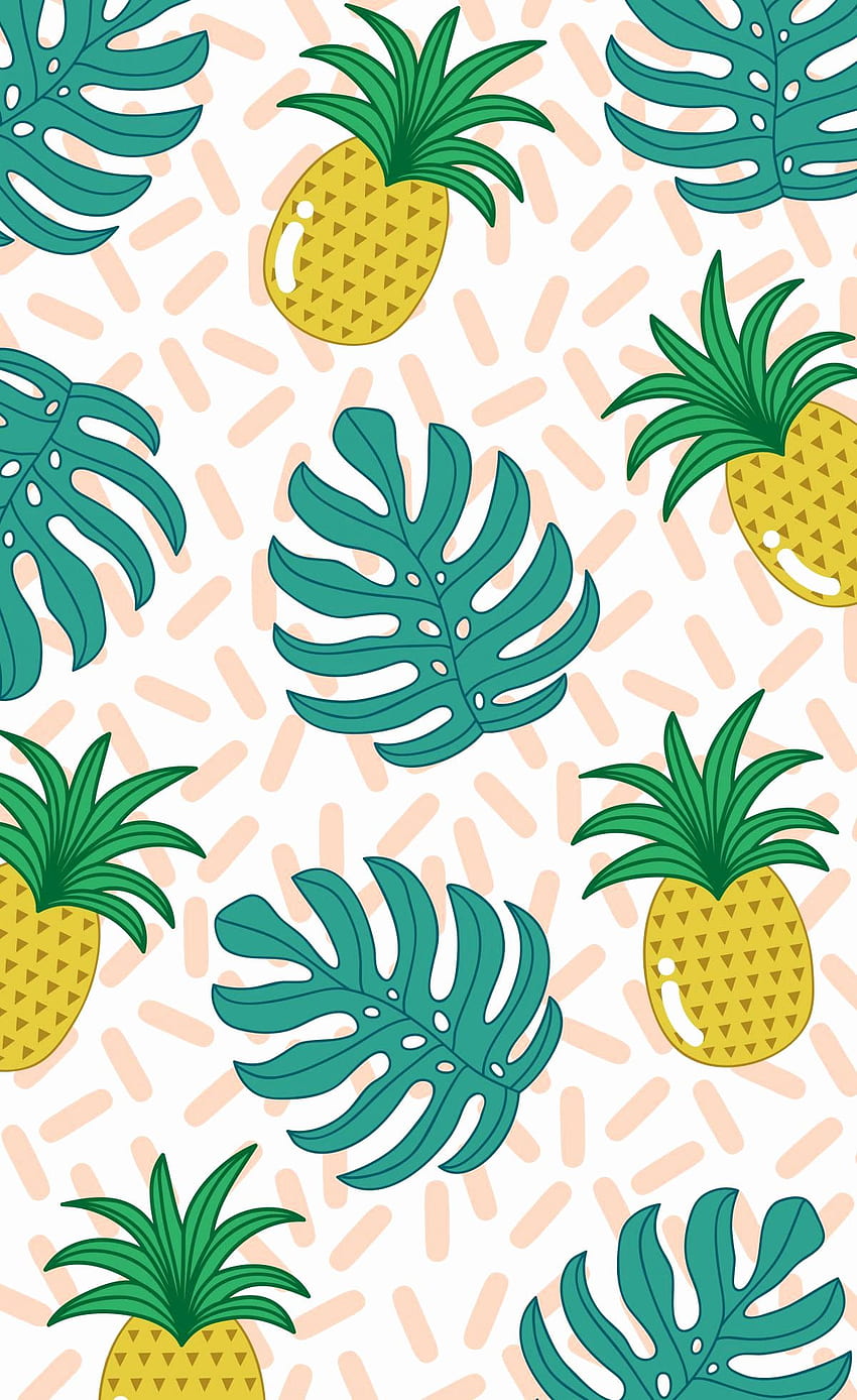 Premium Vector  Seamless pattern summer tropical fresh fruit wallpaper  background