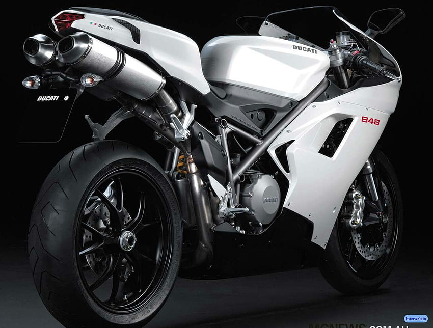 Neue Motorräder: DUCATI 848 Heavy Bike, zukünftiges Motorrad HD-Hintergrundbild