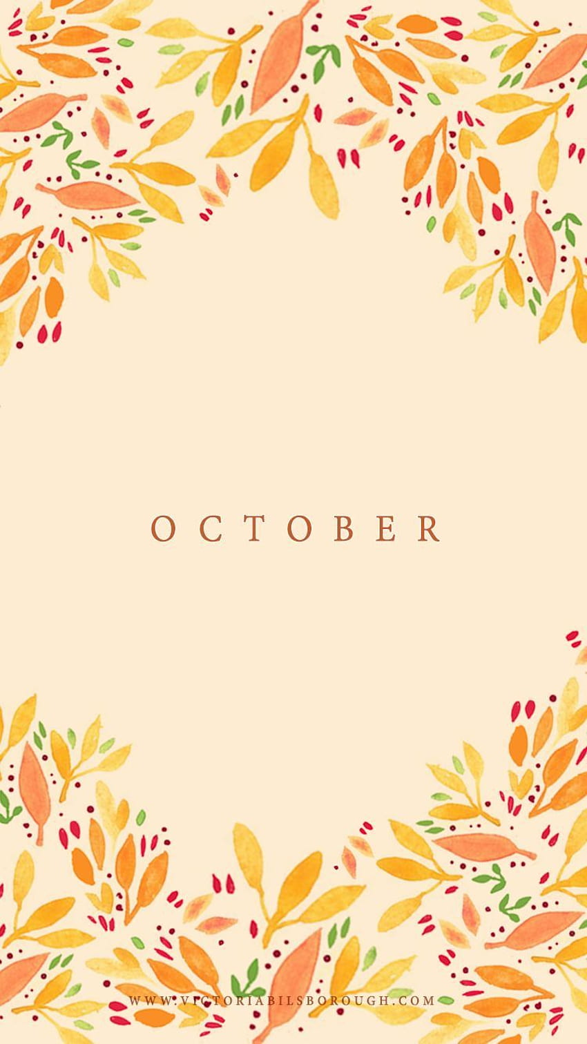 October + Fall . iPhone . October HD phone wallpaper