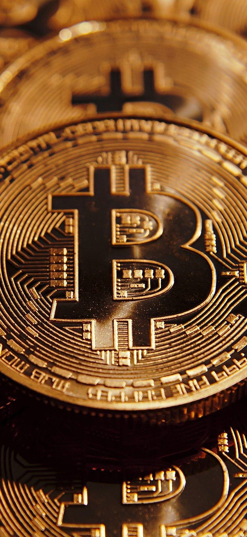 Kryptowährung, Bitcoin HD-Handy-Hintergrundbild