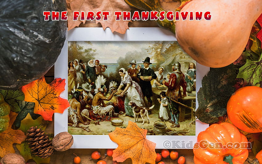 for Thanksgiving, First Thanksgiving HD wallpaper