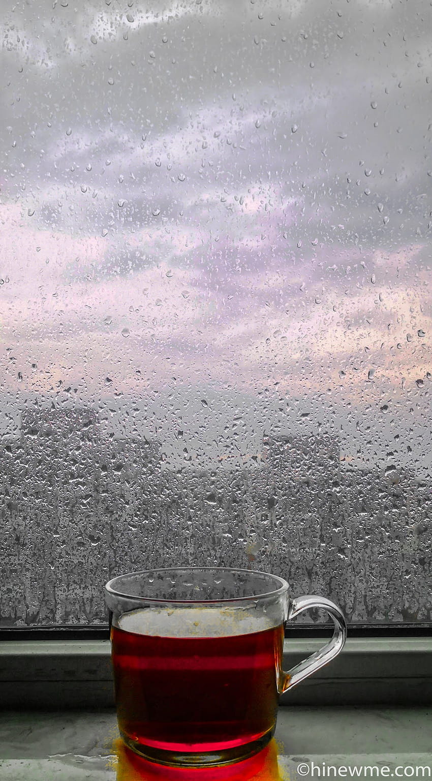 grafik hari hujan dan teh, datang untuk melihat grafik saya, Lukisan Hari Hujan wallpaper ponsel HD