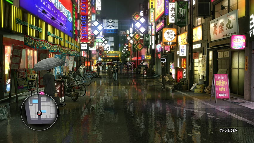 Revisão de Yakuza Kiwami - Como um remake deve ser feito, Yakuza City papel de parede HD