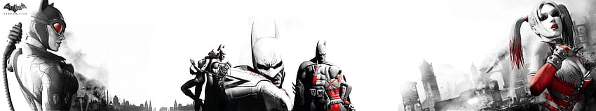 Monitor Tiga Kali Lipat Batman Arkham City Harley Quinn, 5760X1080 Wallpaper HD