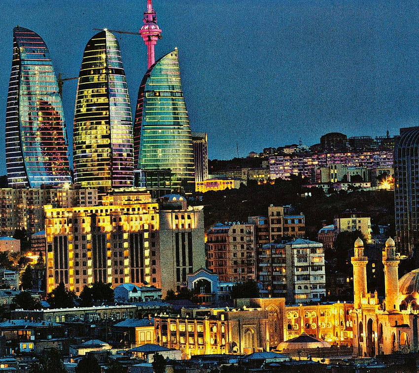 Bakou, Azerbaïdjan Fond d'écran HD