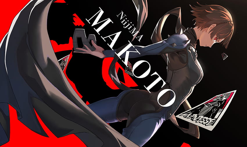 най-добрият Makoto Niijima на Pholder. Persona5, Churchofmakoto и Megaten HD тапет