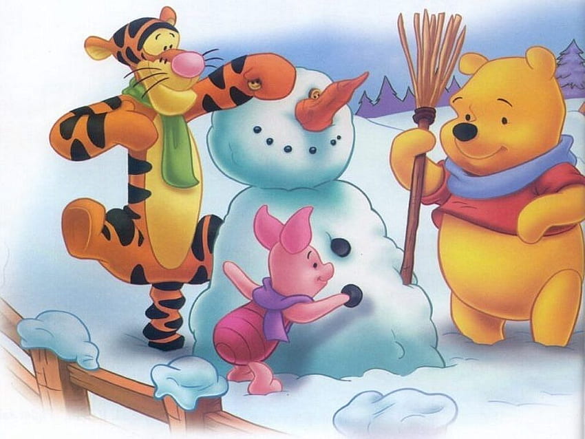 Winnie The Pooh Kış Winnie The Pooh 6511647 1024 (1024×768). Winnie Puh, Winnie Puuh Weihnachten, Winnie The Pooh Freunde, Tigger Winter HD duvar kağıdı