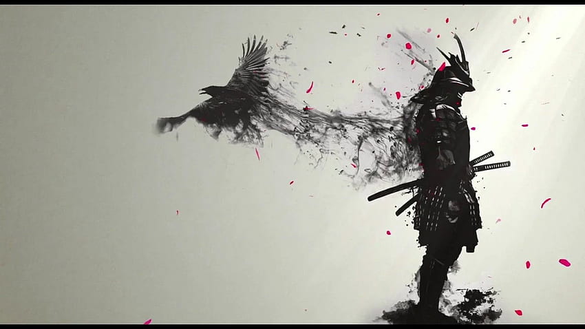 Raven & Samurai (Обои для Engine), -Samurai HD-Hintergrundbild