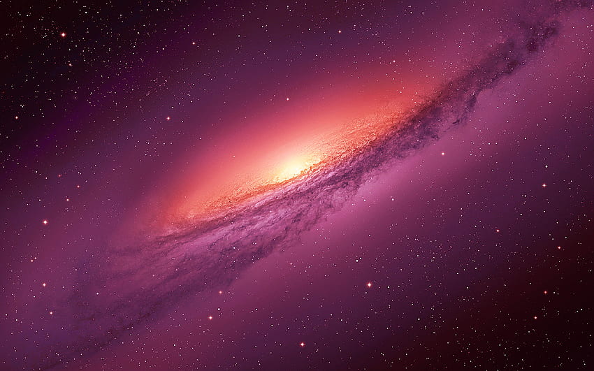 พื้นที่ Galaxy สีม่วงสำหรับแล็ปท็อปโทรศัพท์มือถือและแท็บเล็ต Galaxy สีม่วงความละเอียดสูง วอลล์เปเปอร์ HD