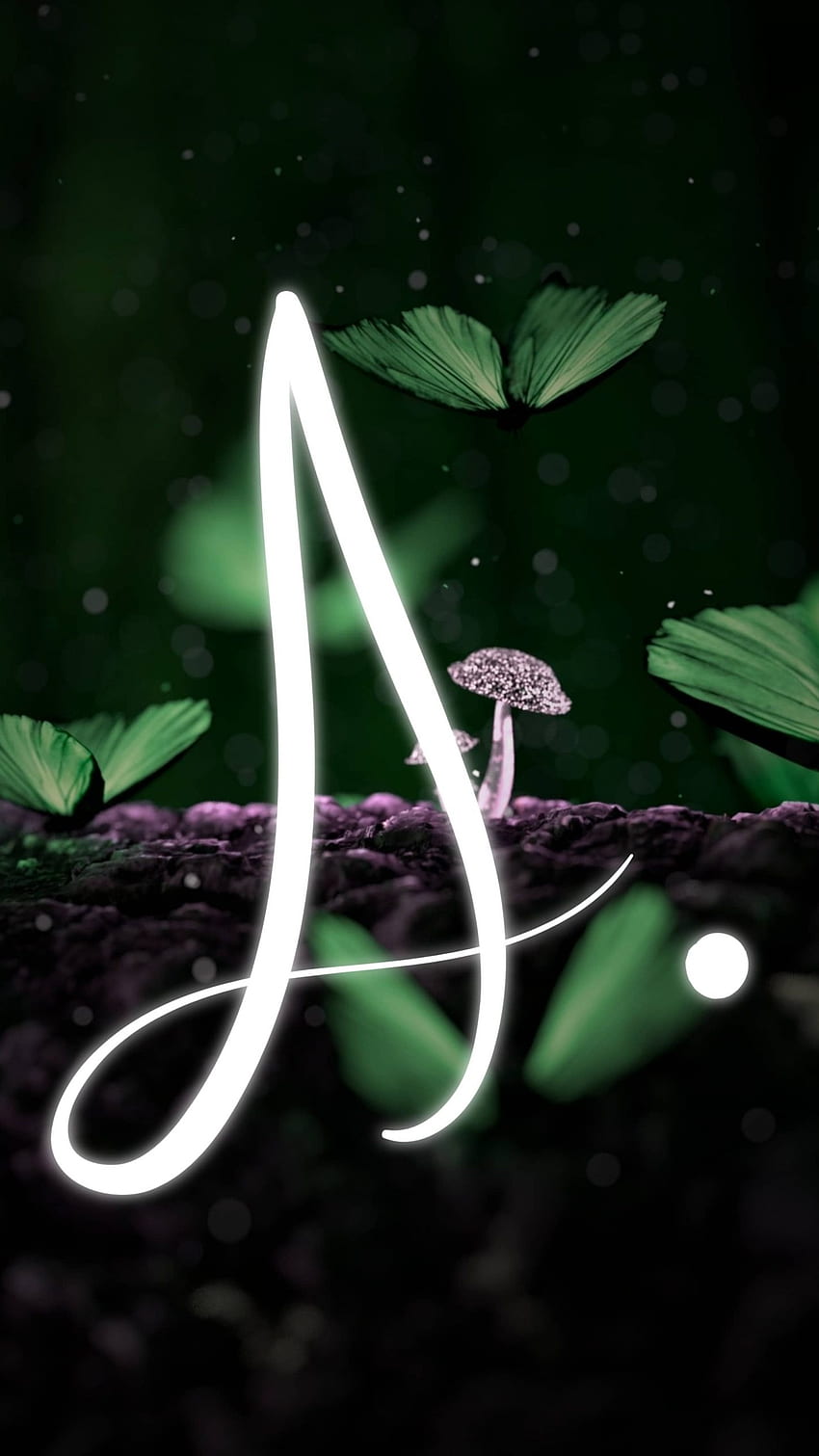 a-name-ka-green-leaves-mashroom-hd-phone-wallpaper-pxfuel