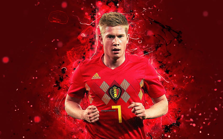 Kevin De Bruyne, abstract art HD wallpaper