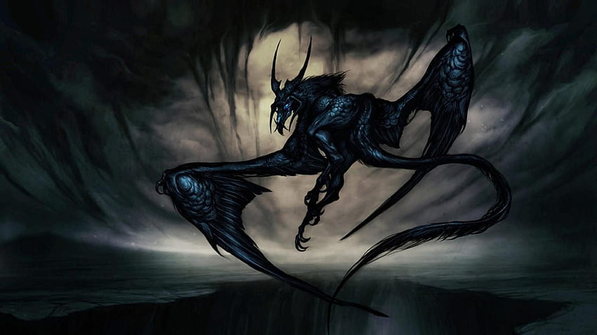 Black Dragon , Find For, Dark Ice HD wallpaper