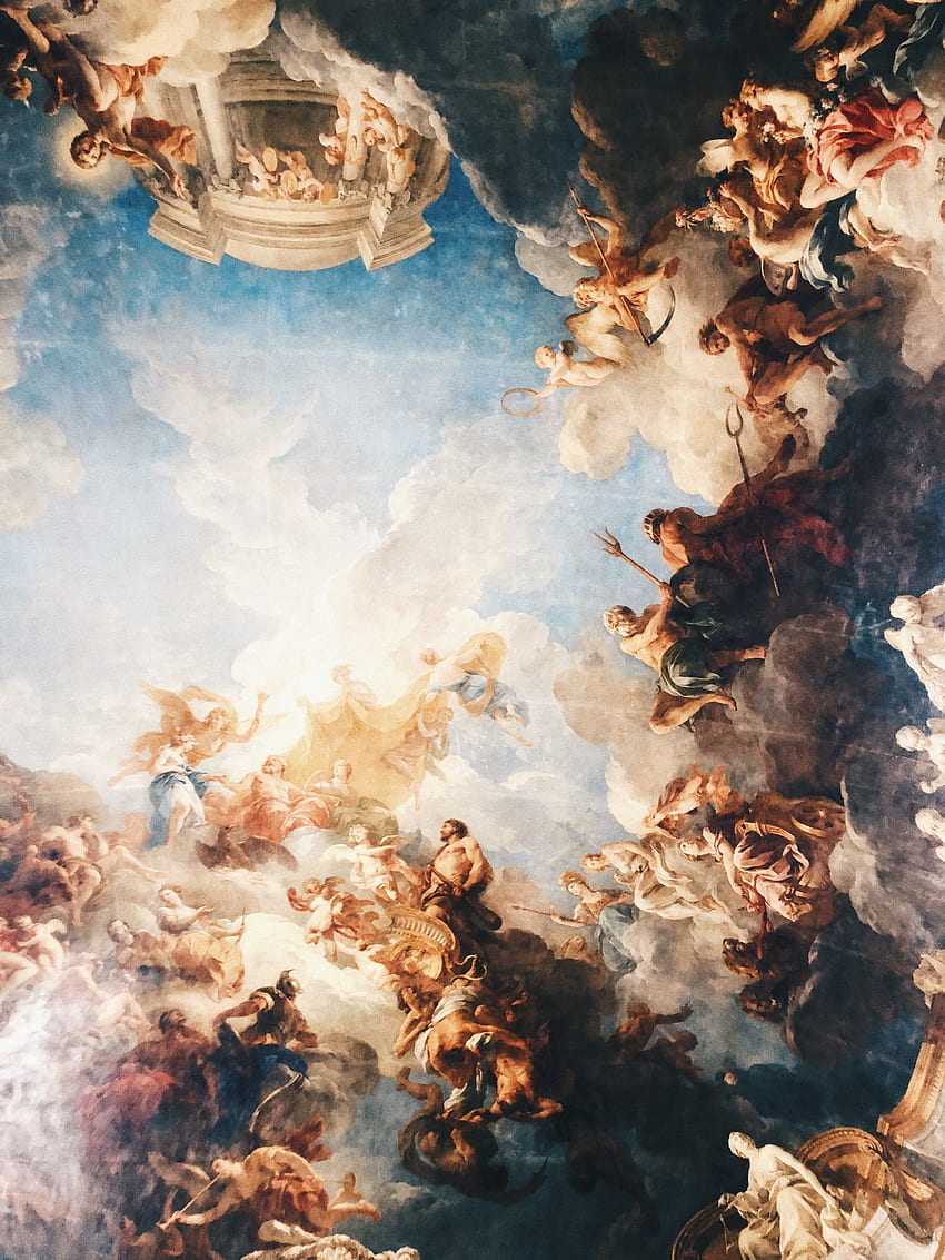 Istana Versailles. Seni Renaisans, Seni estetika, Lukisan Barok wallpaper ponsel HD
