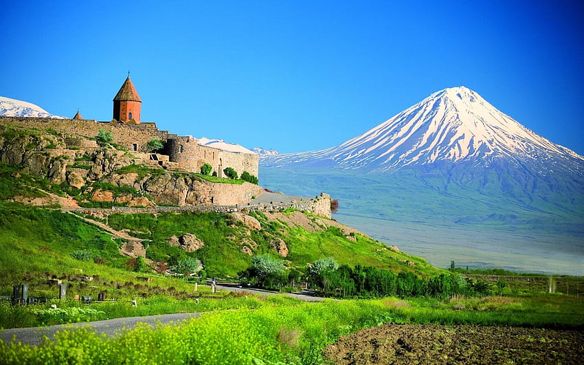 Monte Ararat. Google Mt. Shasta, DMT y gestión fondo de pantalla