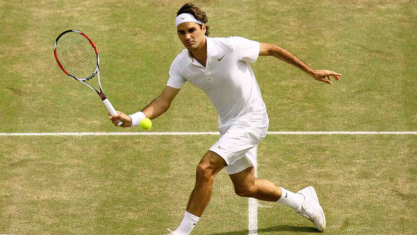 Rafael Nadal Dethrones Roger Federer In All Time Classic, Roger Federer Serve HD wallpaper