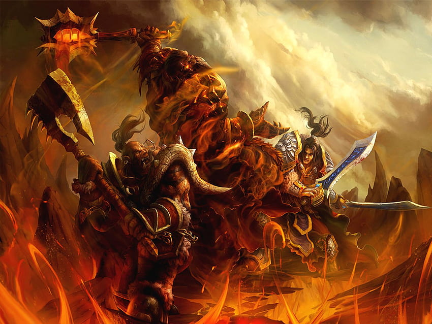 Warcraft, Garrosh Hellscream, World Of Warcraft / ve Mobil Arka Plan, Grom Hellscream HD duvar kağıdı