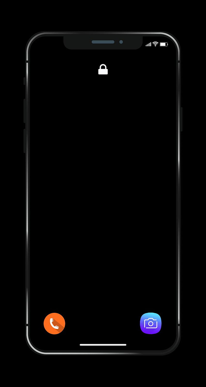 ֳ ♥ Pure Black Color & for Android HD phone wallpaper