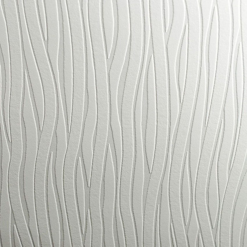 Linhas onduladas Graham & Brown pintáveis ​​de branco. The Home Depot Canadá Papel de parede de celular HD