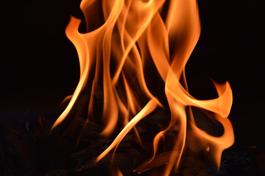 Abstract, Fire, Bonfire, Flame HD wallpaper