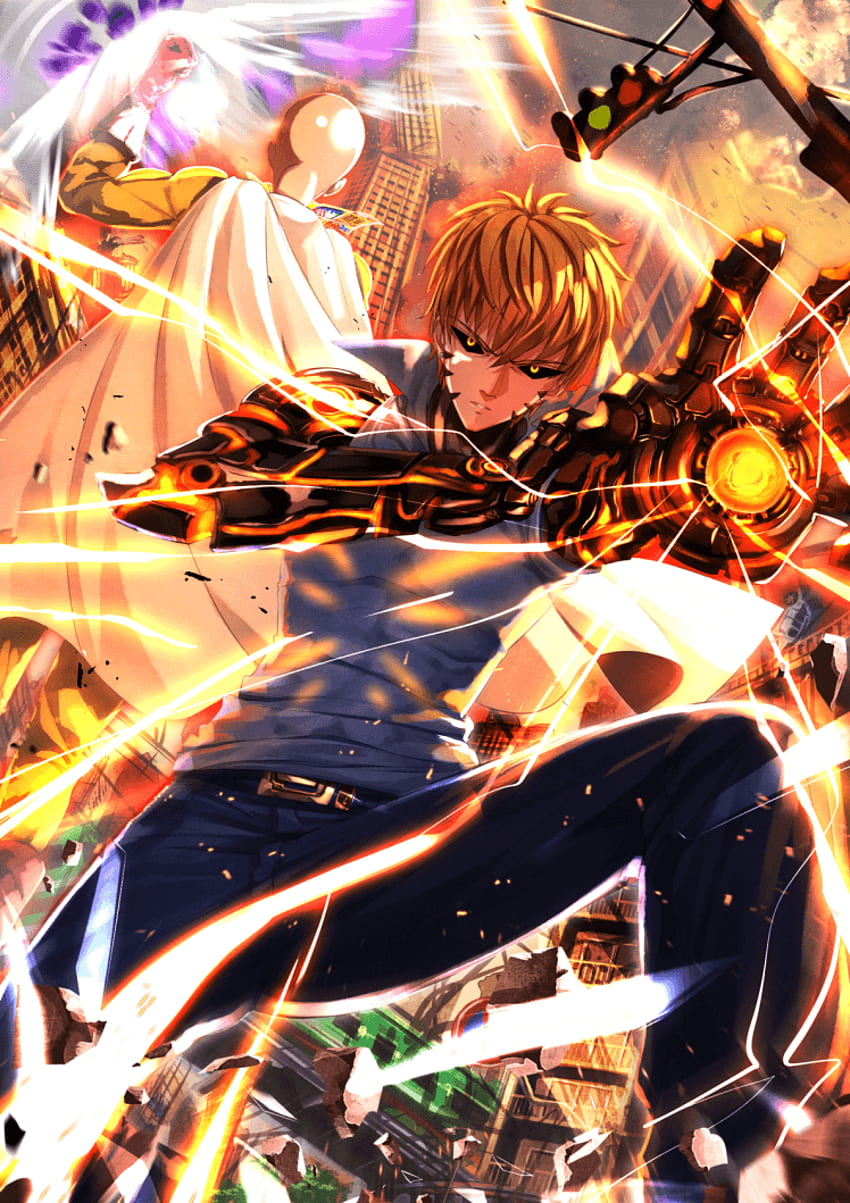 One Punch Man Genos Android - - - Tip HD phone wallpaper