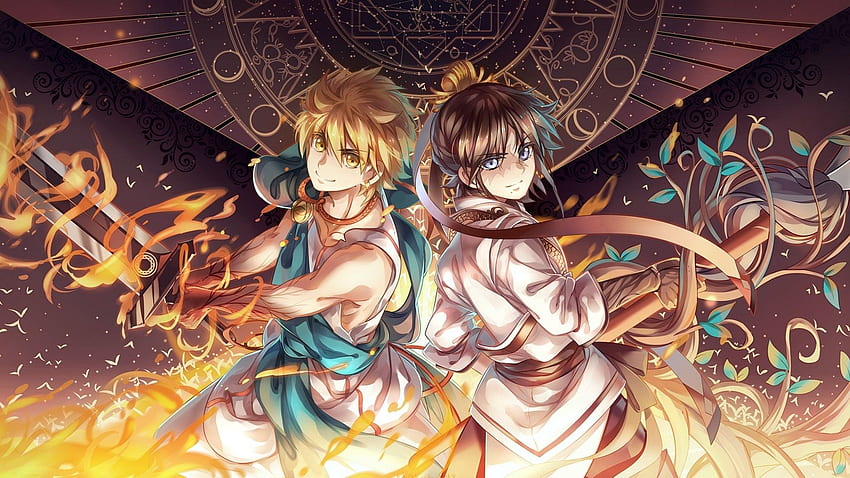 Anime, Magi: The Labyrinth Of Magic, Anime Boys, Ali Baba Saluja, Hakyruu Ren / und mobiler Hintergrund HD-Hintergrundbild