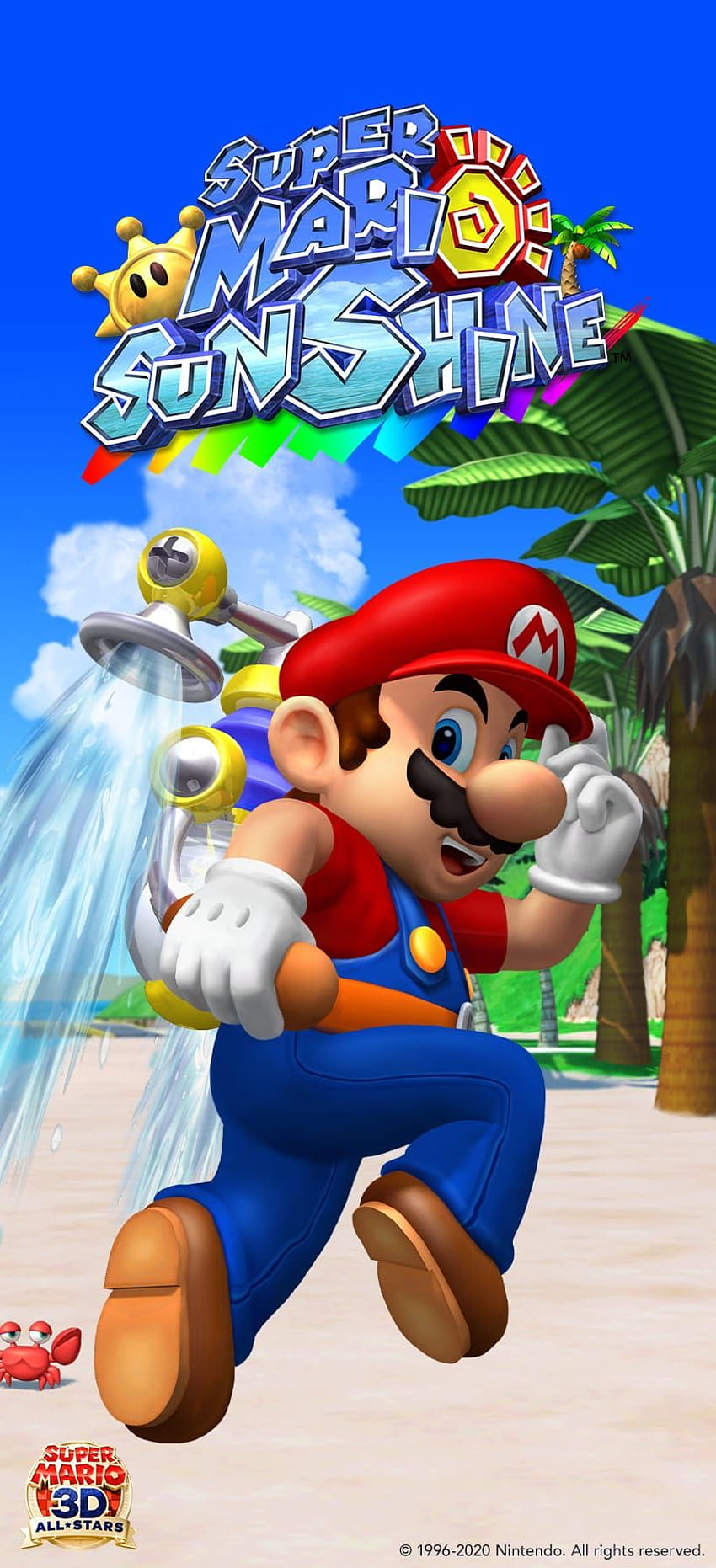 Super Mario Sunshine Super Mario™ 3D All Stars за системата Nintendo Switch™ HD тапет за телефон