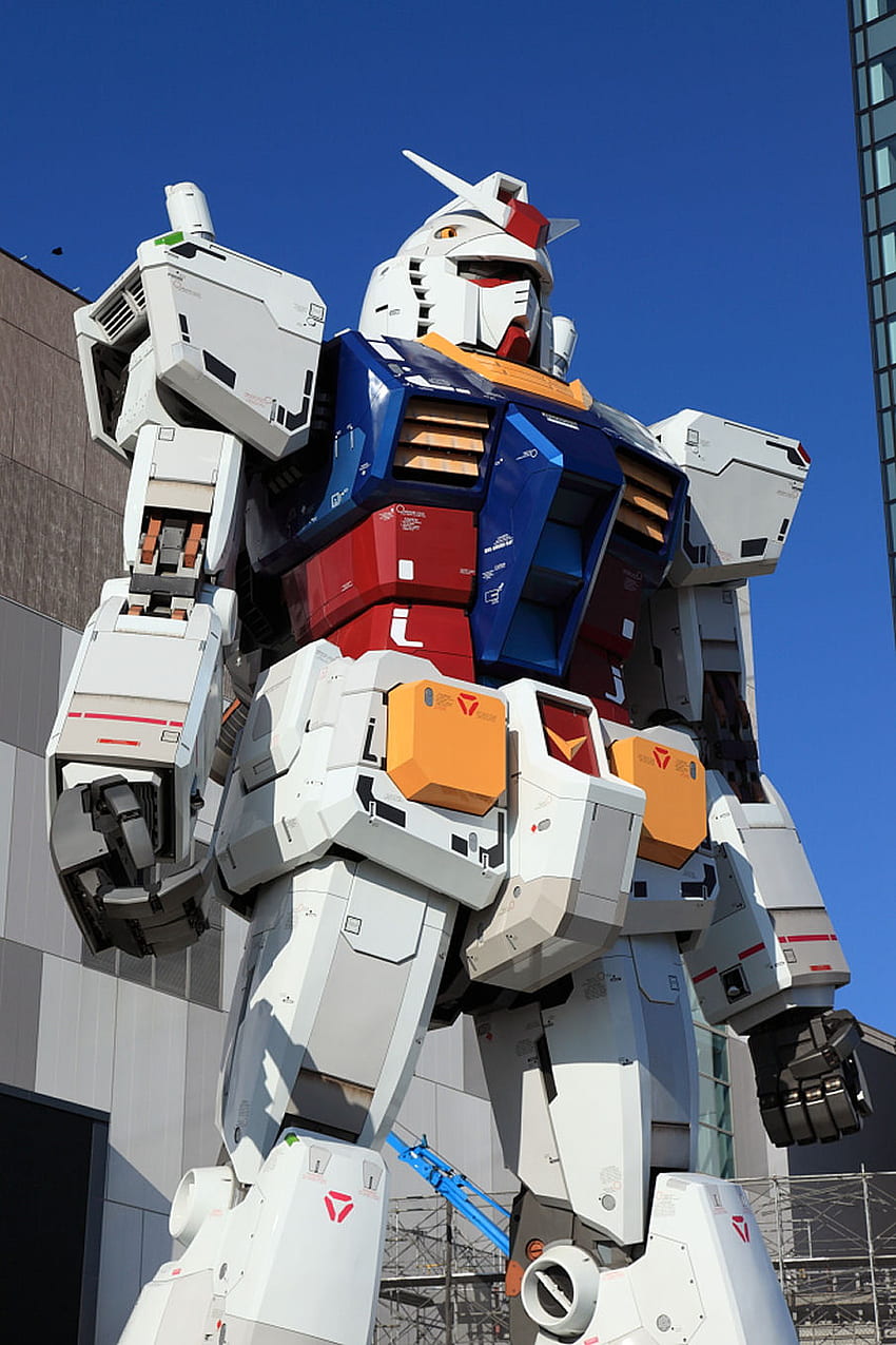 1 Statua di Gundam a grandezza naturale Diver City Tokyo (Odaiba) Nuova taglia - GUNJAP Sfondo del telefono HD
