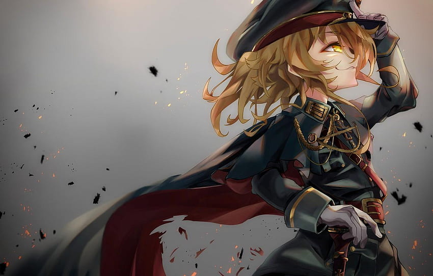 Military Anime Girl, Steampunk Anime Girl HD wallpaper