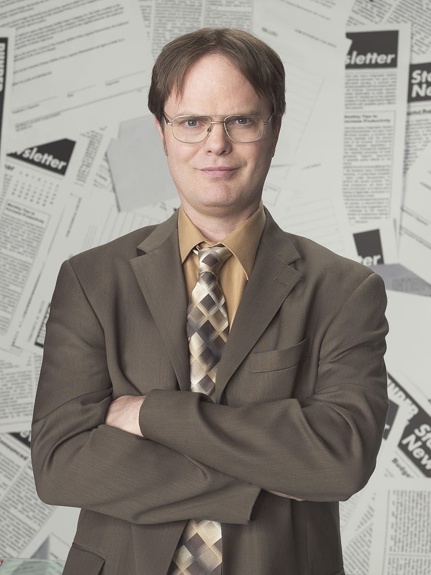 Dwight Schrute. Dunderpedia: The Office HD phone wallpaper
