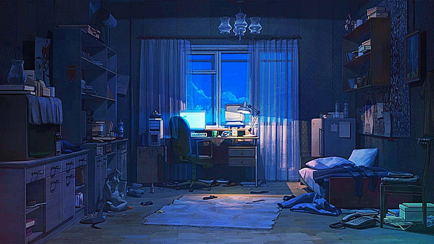 Anime Gamer, Gaming Room HD wallpaper