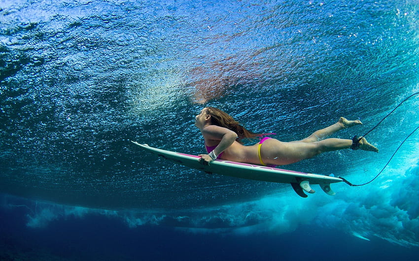Girls Surfing, Surfer Girl HD wallpaper
