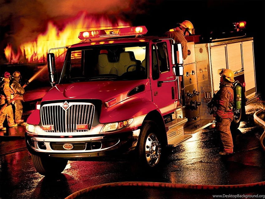 Fire Truck Background, Firetruck HD wallpaper