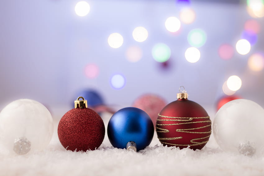 休日, 新年, 装飾, おもちゃ, クリスマス, 休日, ボール 高画質の壁紙