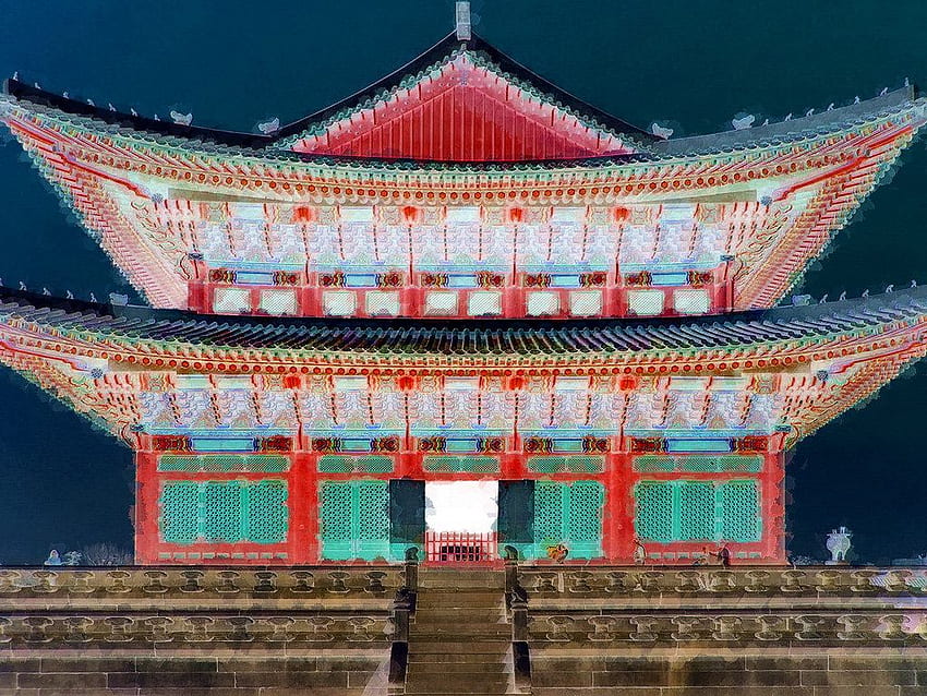 South Korea - Seoul - Gyeongbokgung Palace - Geunjeongjeon HD wallpaper
