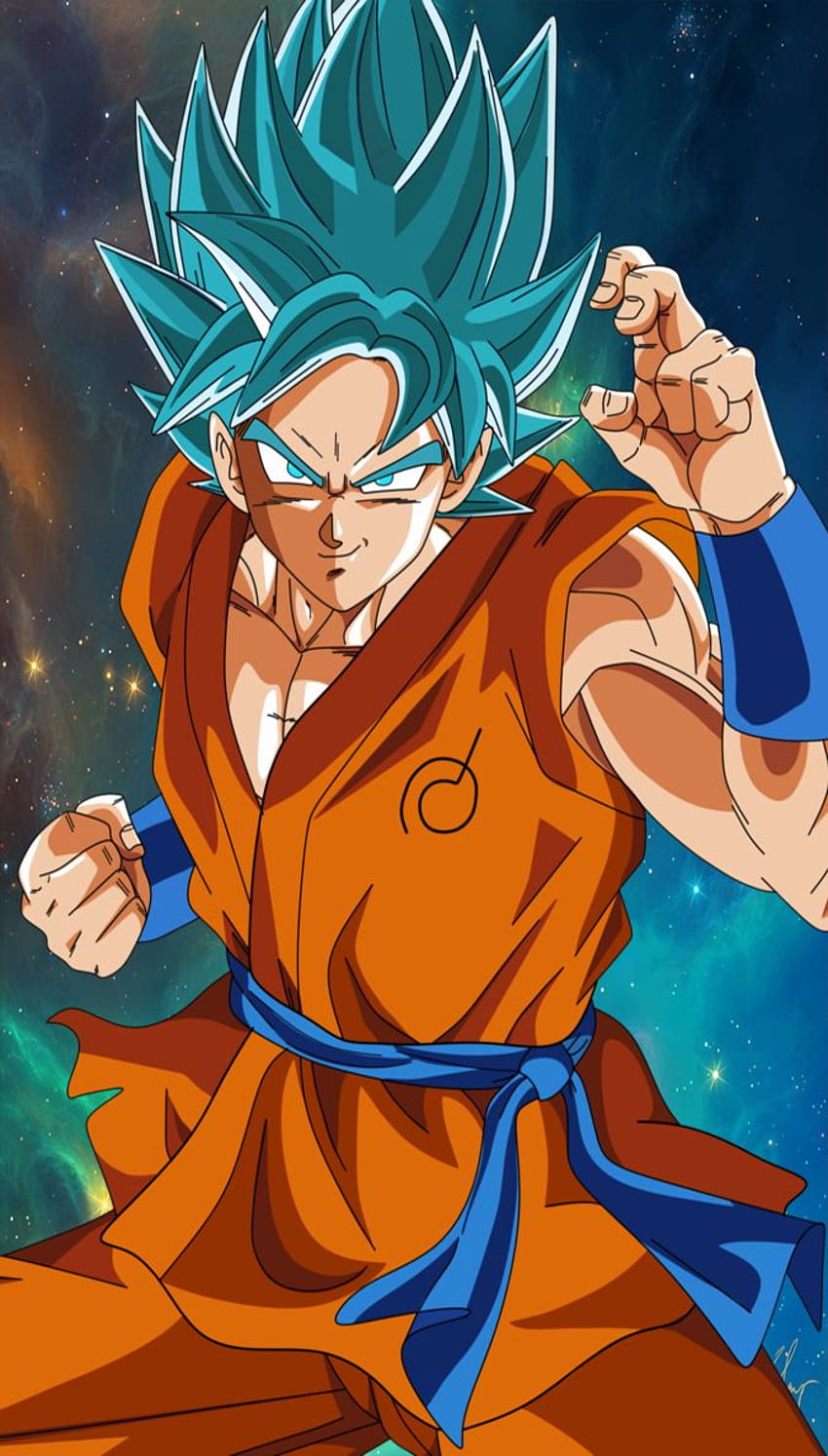 Dragon Ball Super Goku Smartphone von Lucario Strike HD-Handy-Hintergrundbild