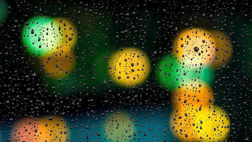 Regnen, strömender Regen HD-Hintergrundbild