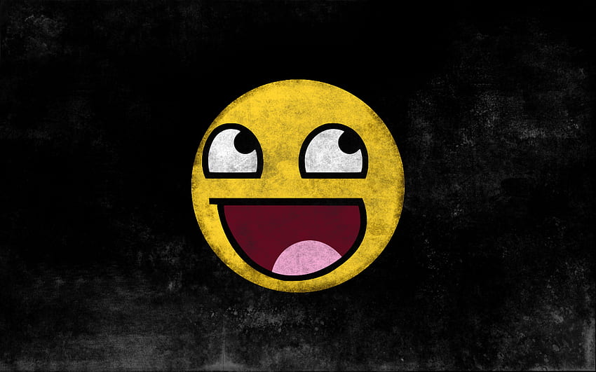 Epic Smiley Grunge, Epic Face HD wallpaper